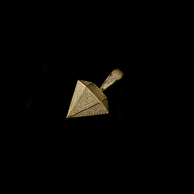 Pendentif en Forme de Diamant