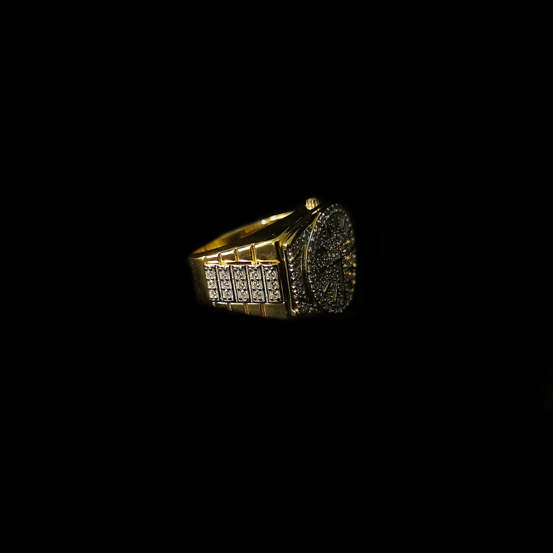 Chevalière Montre empierrée – Image 3