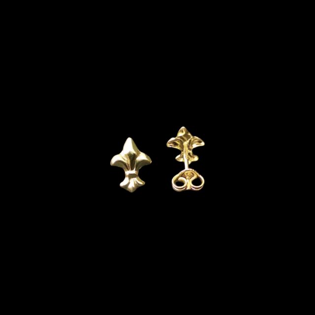Boucles d'Oreilles Fleur de Lys – Image 2
