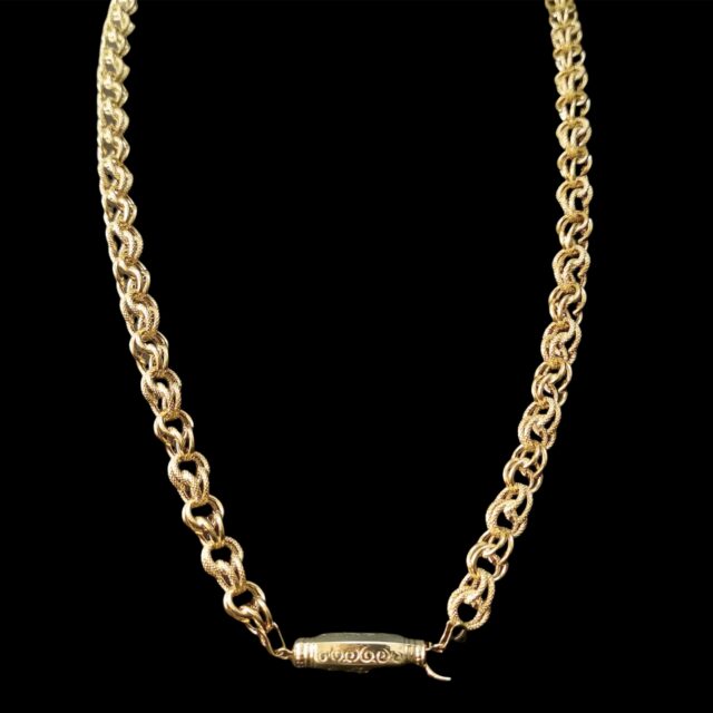 Collier Gwo Sirop Lisse/Sablé avec Barillet 63 cm 8 mm
