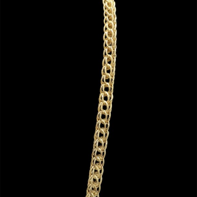 Collier Triple Sirop Popsy Sablé /Lisse 60 cm 10 mm – Image 2