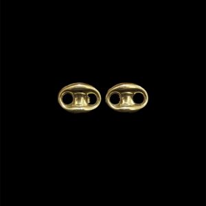 Boucles d'Oreilles Grain de Café 10 mm