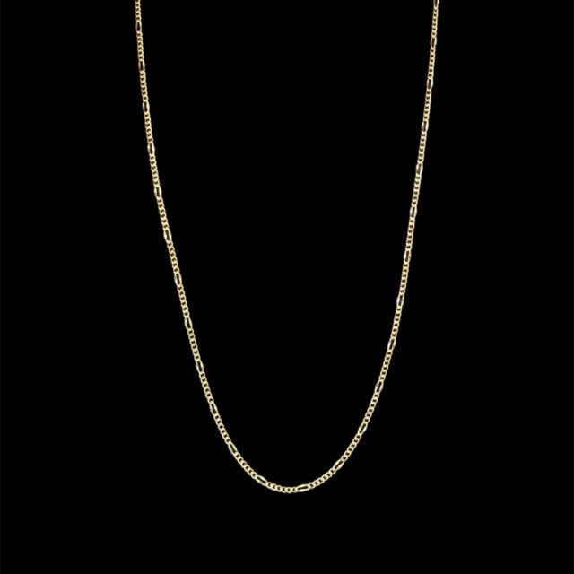Chaine Maille Alternée 60 cm 1/6