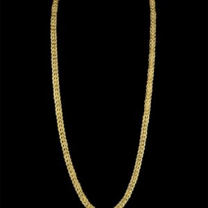 Collier Triple Sirop Popsy Lisse/Sablé 8 mm 80 cm