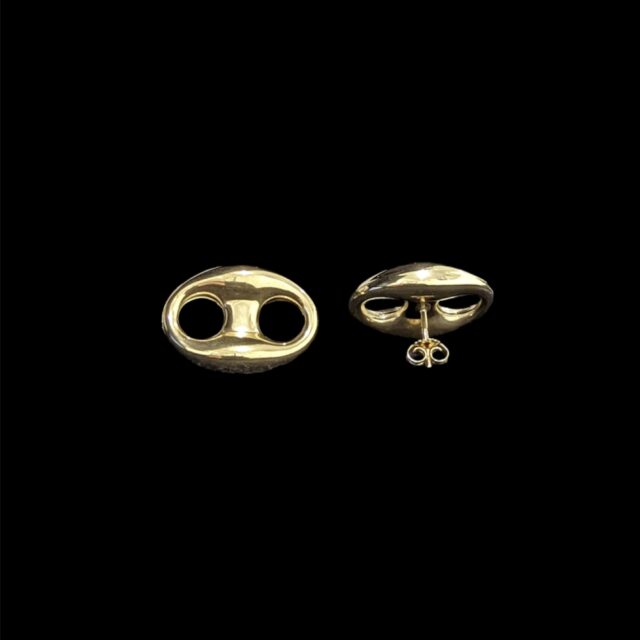 Boucles D'oreilles Grain de Café XL 16 mm – Image 2