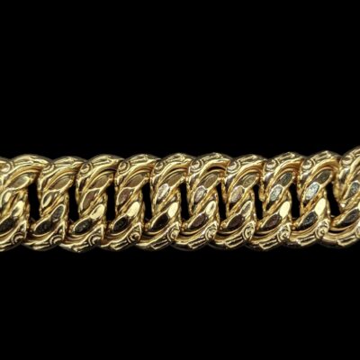 Bracelet Maille Américaine 20 mm 22 cm