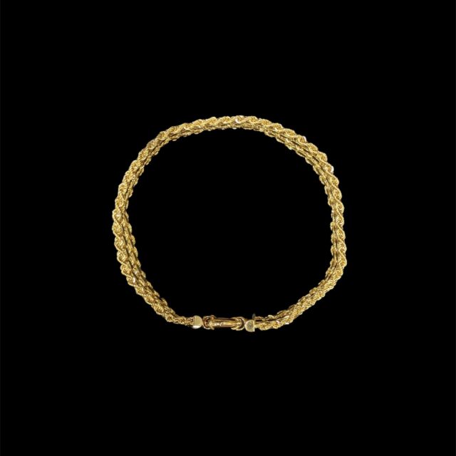 Bracelet Paillette Corde 13 mm 18.5 cm – Image 3