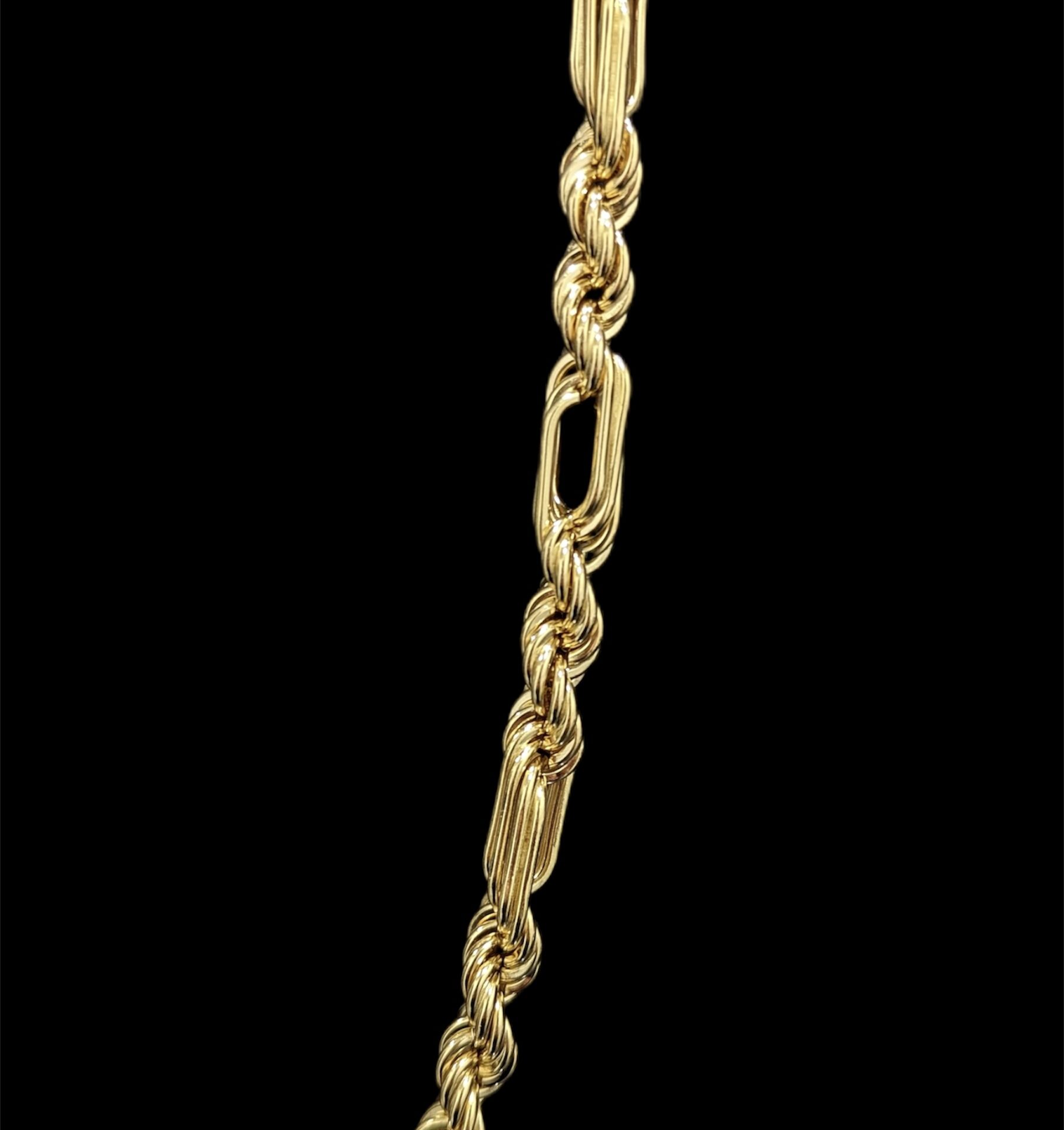 Chaine Corde Alternée 7 mm 70 cm – Image 2