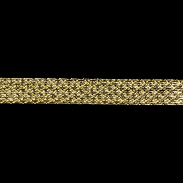 Bracelet Maille Paillasson Plat 13 mm 19.5 cm – Image 2