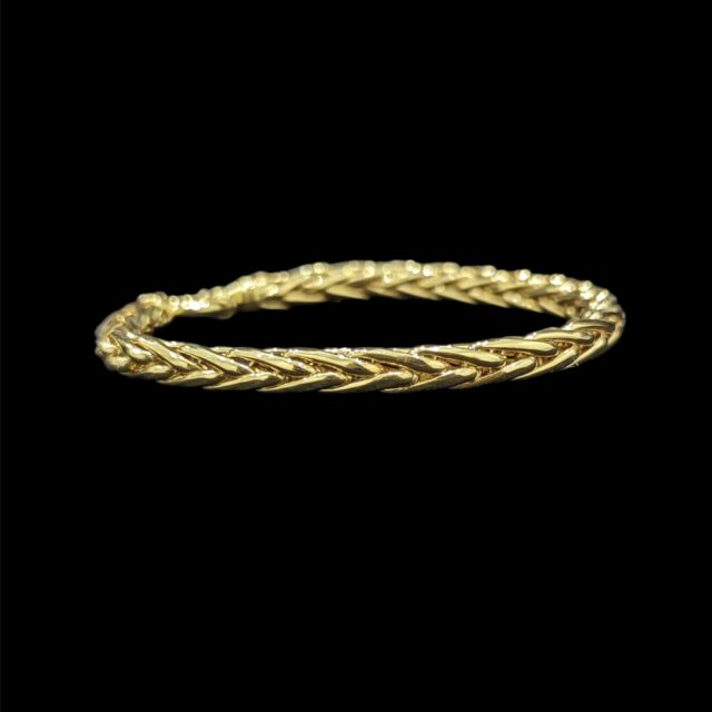 Bracelet Maille Palmier Rond