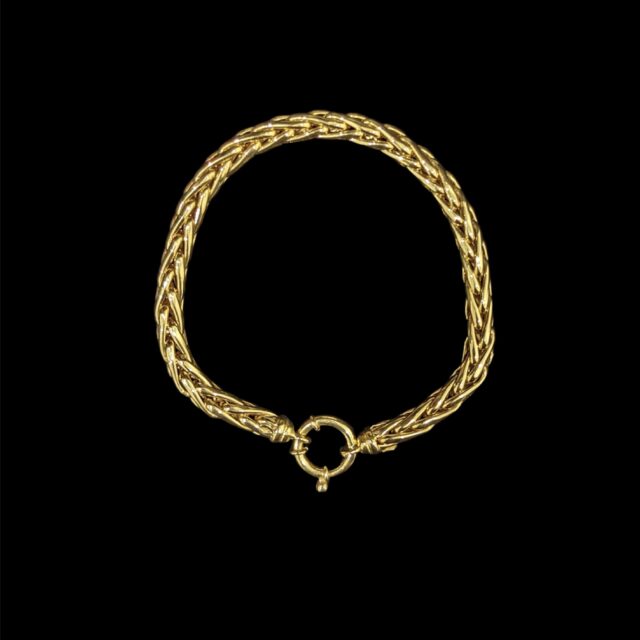 Bracelet Maille Palmier Rond – Image 2