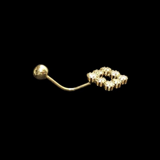 Piercing Nombril Quadrilobe Empiérré – Image 2