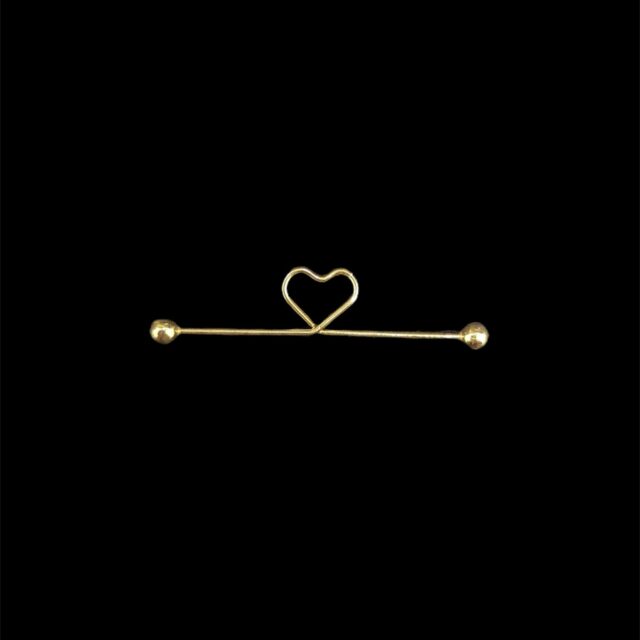 Piercing Industriel Coeur