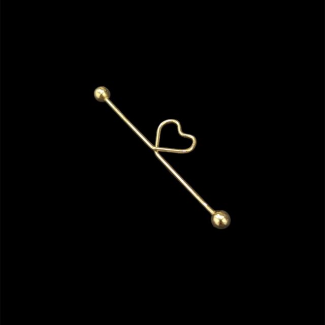 Piercing Industriel Coeur – Image 2