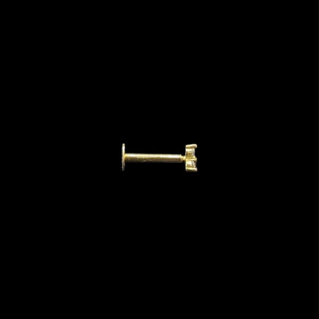 Piercing Labret & Tragus 3 Losanges Empiérrés – Image 2