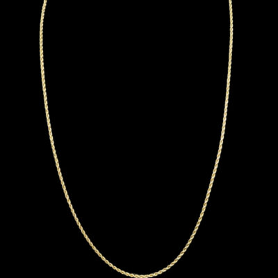 Collier Maille Corde 3 mm 70cm