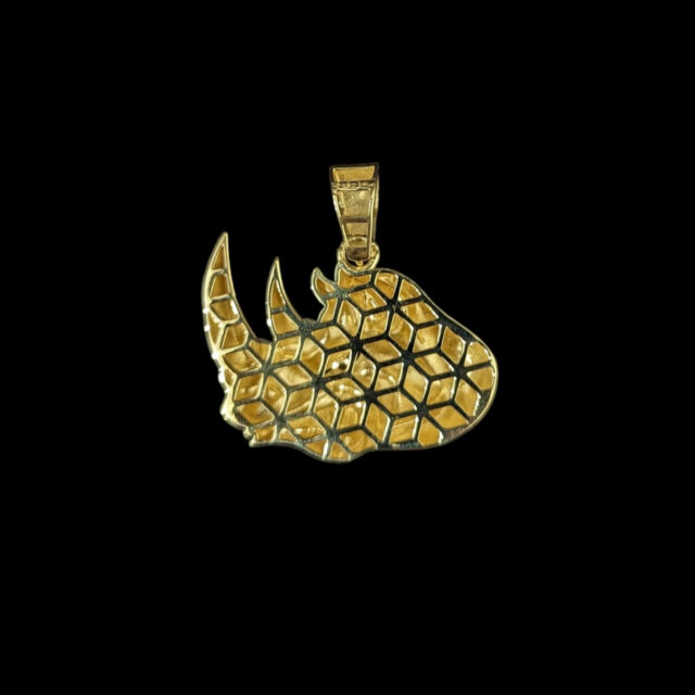 Pendentif Rhinocéros 3D – Image 3