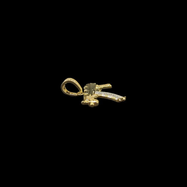 Pendentif Uzi 3D Empierré – Image 2