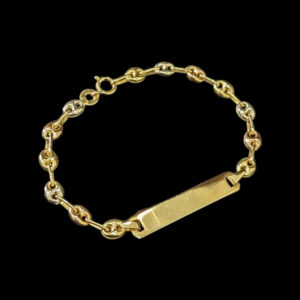 Gourmette Maille Grain De Café 3 Ors