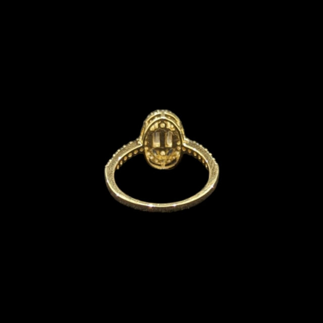 Bague Ovale Empierrée – Image 3