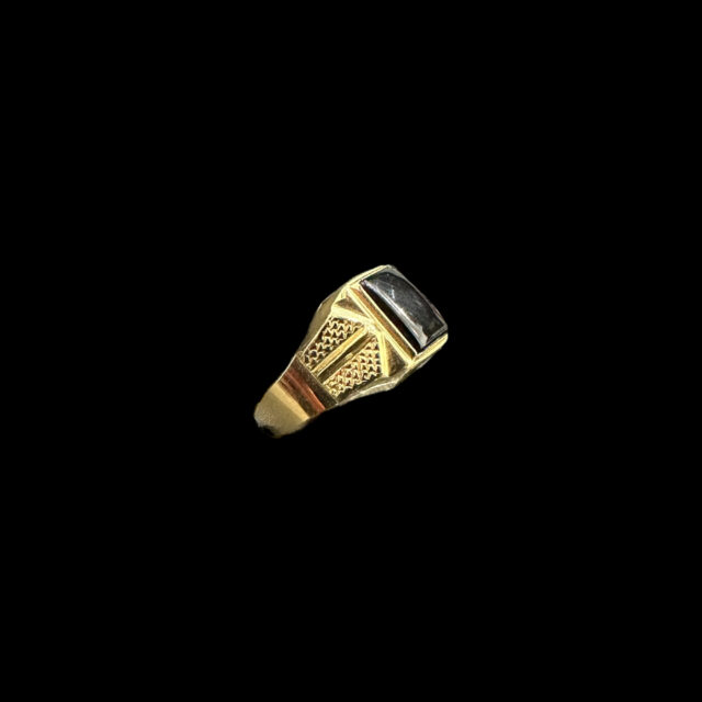 Chevalière Rectangle Onyx – Image 2