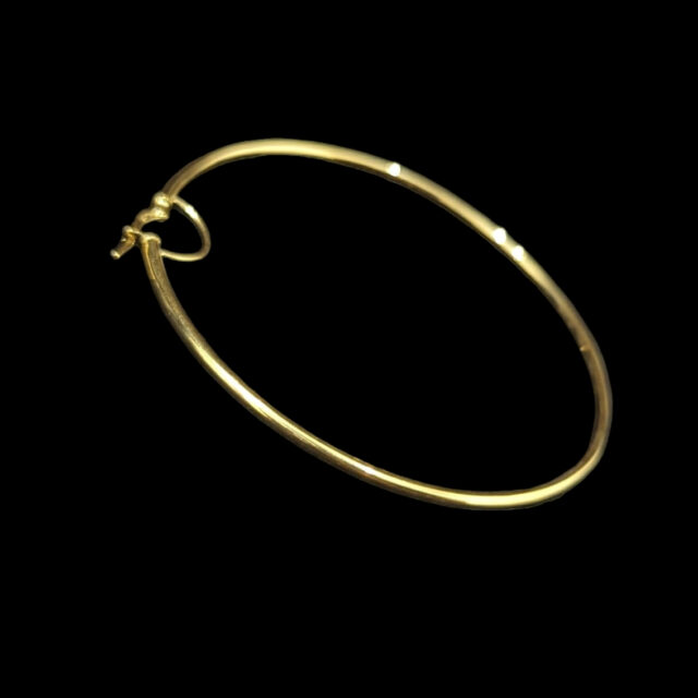 Créoles Lisses 64 mm – Image 2