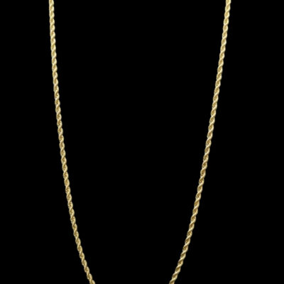 Collier Or 18 Carats grain d'or chute 12mm 45cm