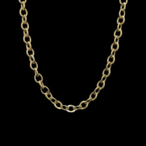 Collier Forçat Lisse Canellé 60 cm 11 mm