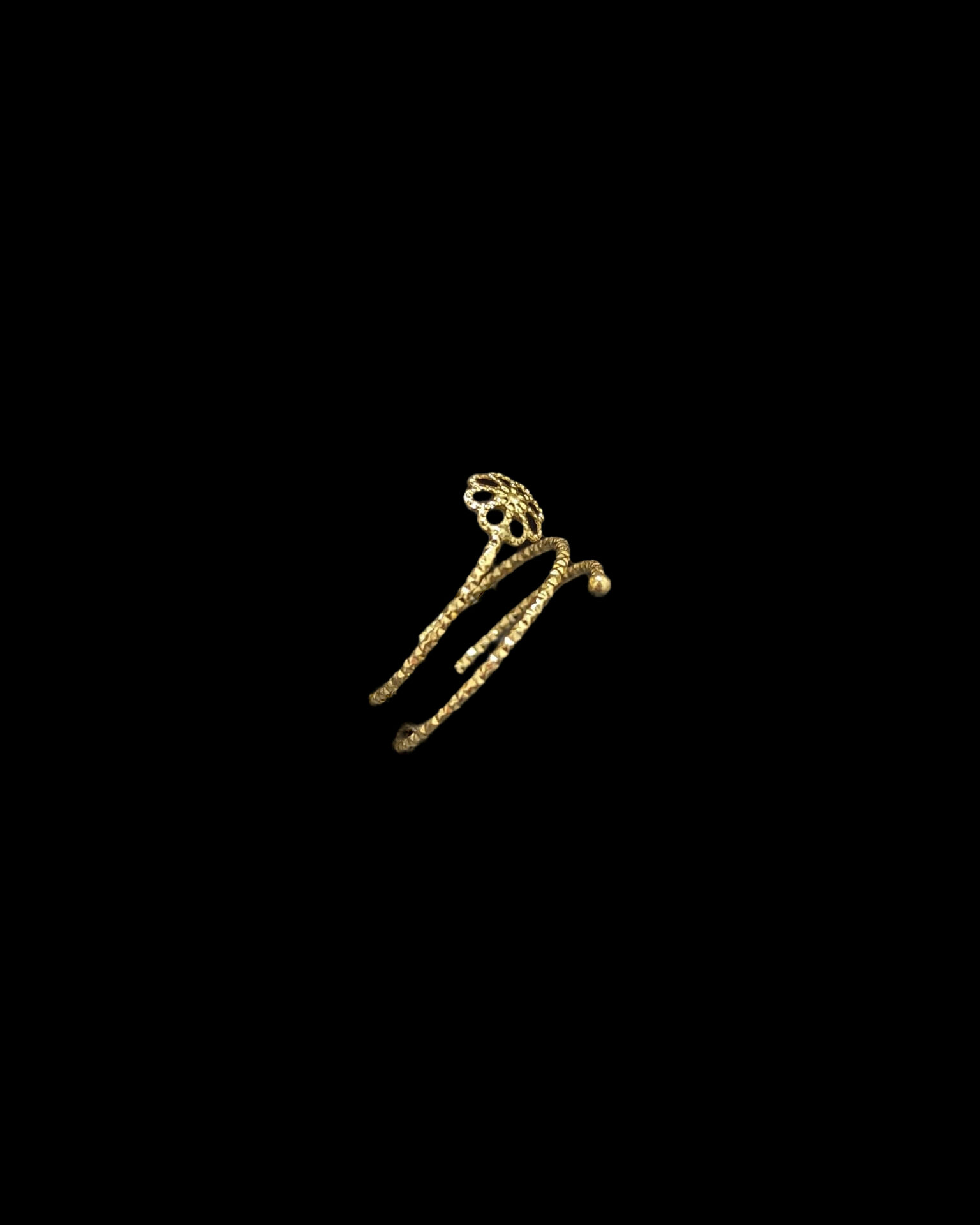 Bague Réglable Fleurs – Image 2