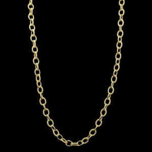Collier Forçat Lisse Sablé 6 mm 60 cm