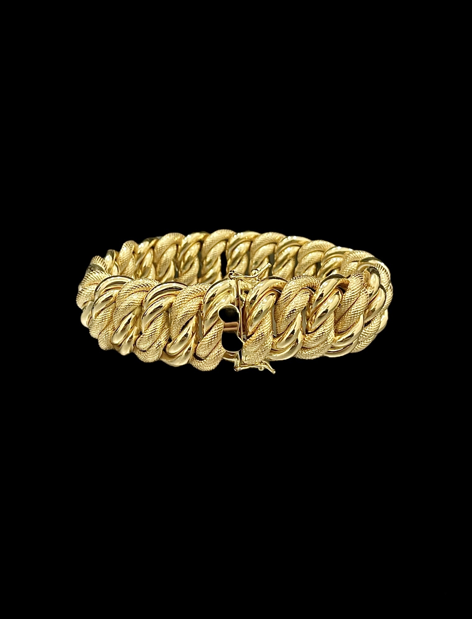 Bracelet Maille Américaine Dolly-Bijoux - Plaqué Or 18K 5 Microns - 21 Cm - Neuf Avec étiquettes