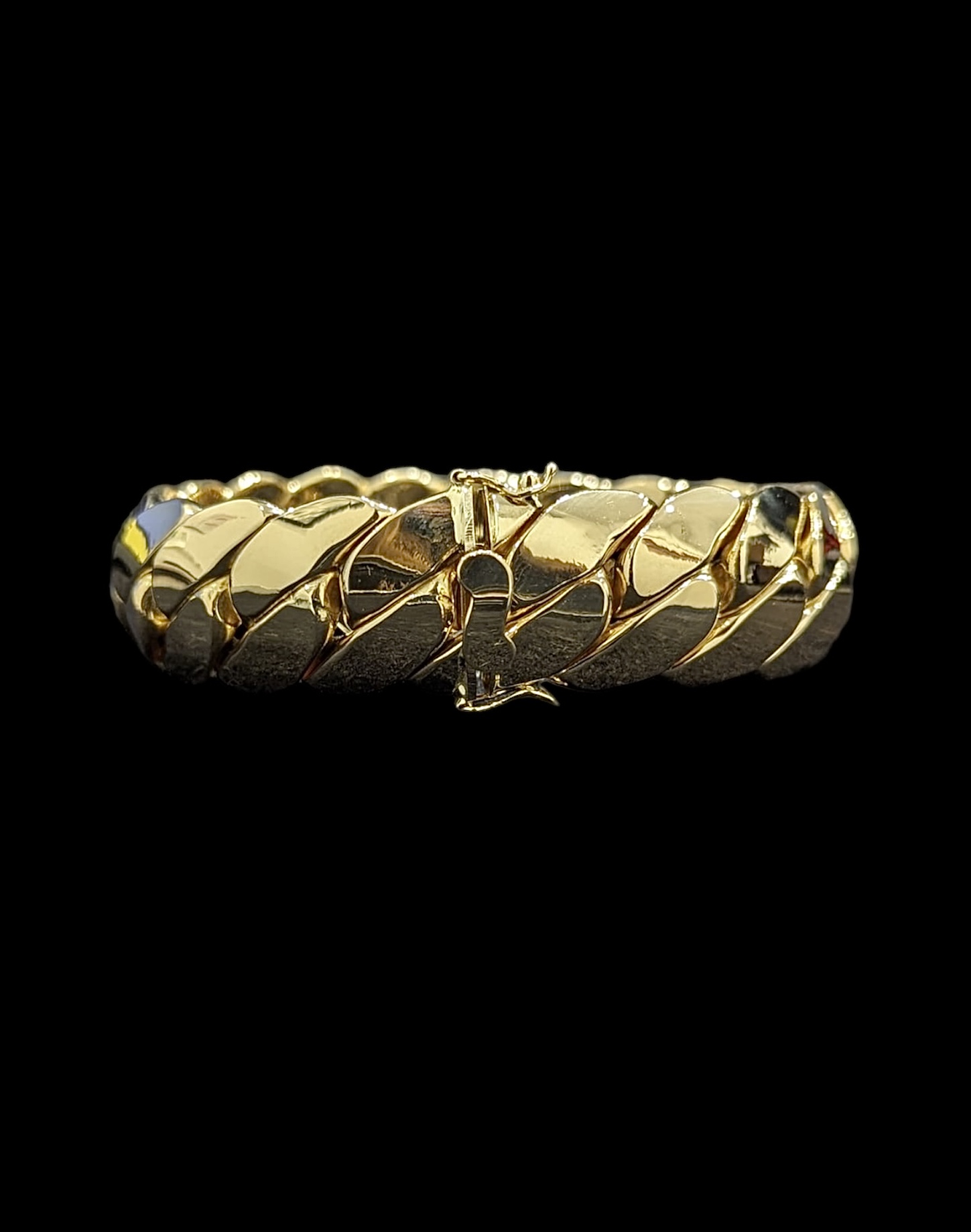 Bracelet Maille Palmier Plat 20 Mm AGR Bijoux