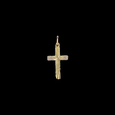 Pendentif Croix Ciselé 2 cm