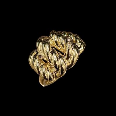 Bague Maille Américiane Electroformée 21 mm