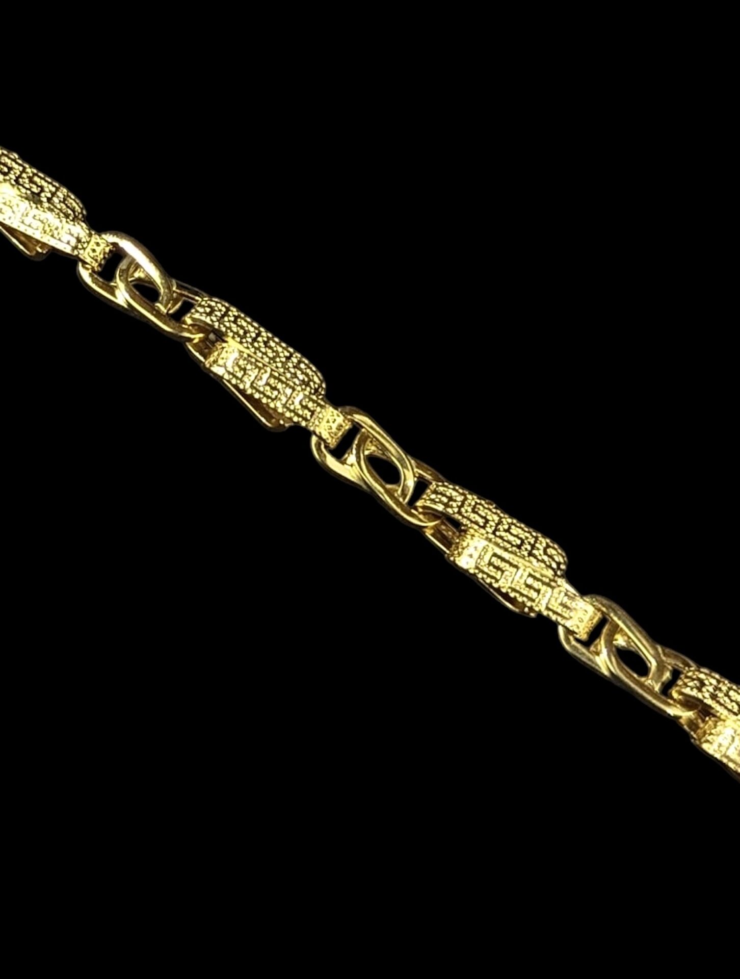 Bracelet Maille Double Disco Grec – Image 2