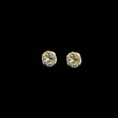 Boucles d'Oreilles Zircon 7 mm