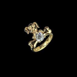 Bague Solitaire Dog 2 Ors