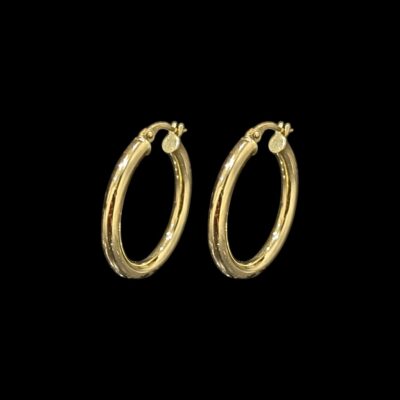 Créoles Lisses 2.6 cm 3 mm