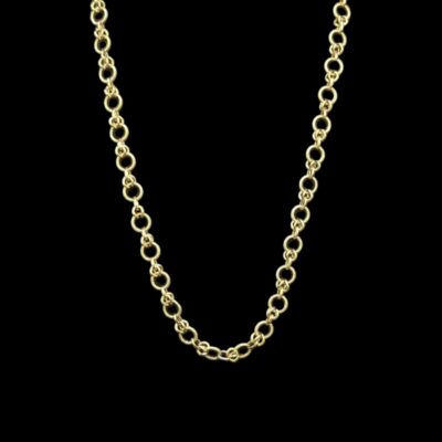 Collier Fantaisie Lisse Sablé 60 cm 9 mm