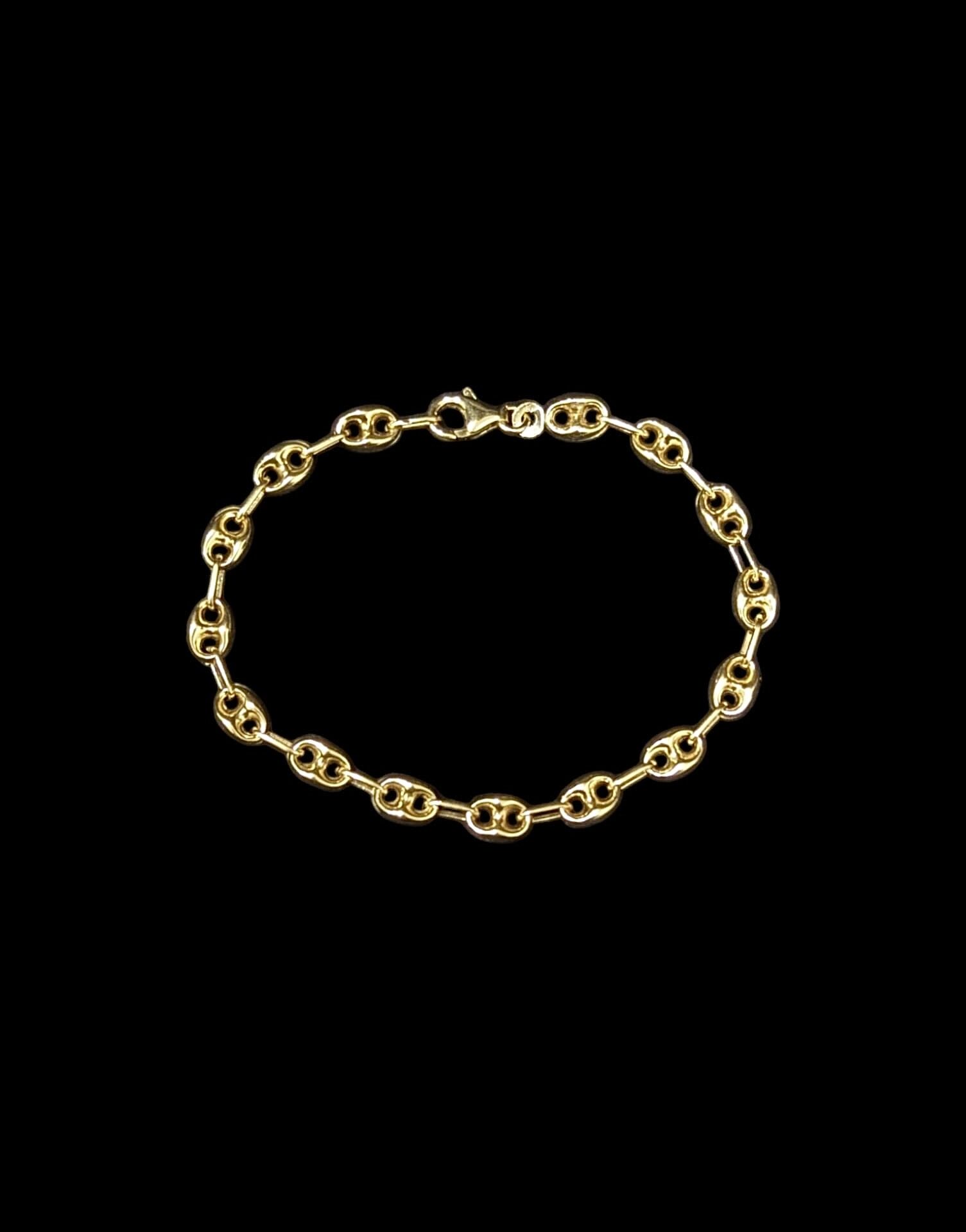 Bracelet Grain De Café Lisse 6 mm