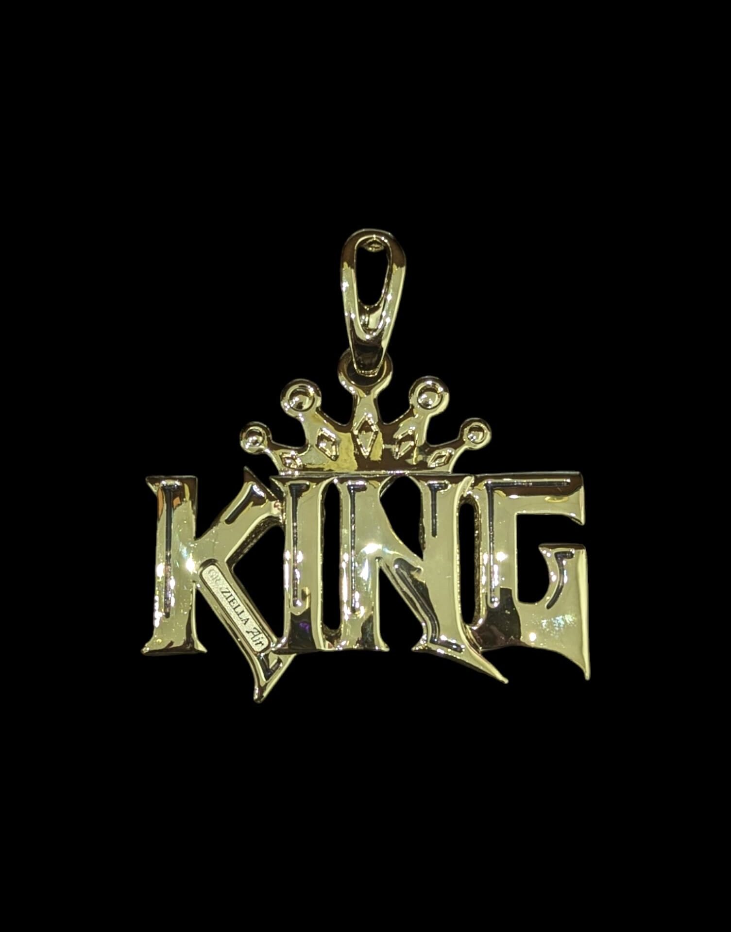 Pendentif King Electroformé 3D