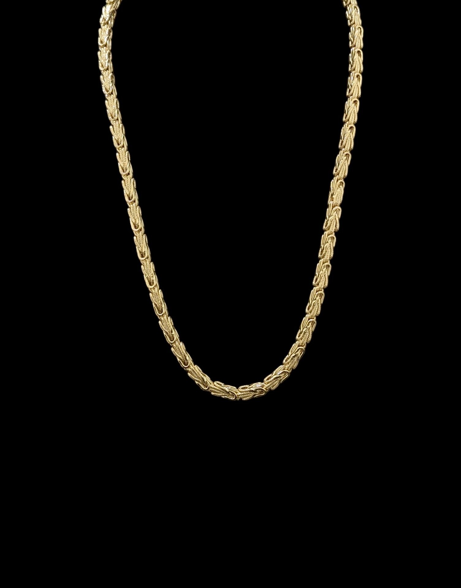 Collier Maille Royal Carré Lisse Sablé 60 cm 5 mm