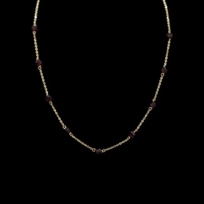 Collier Forçat Grenats