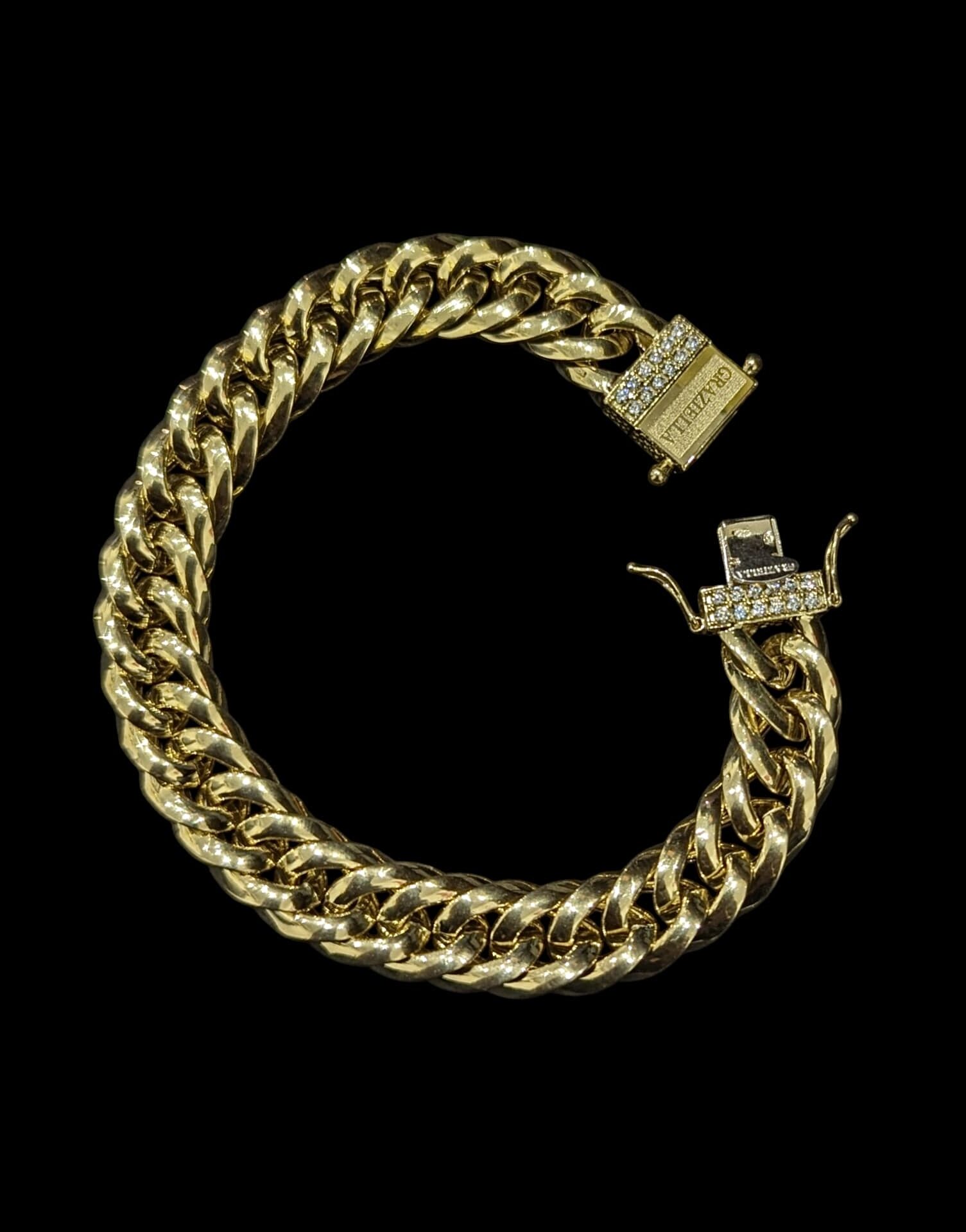 Bracelet Maille Gourmette 3D GRAZIELLA – Image 2