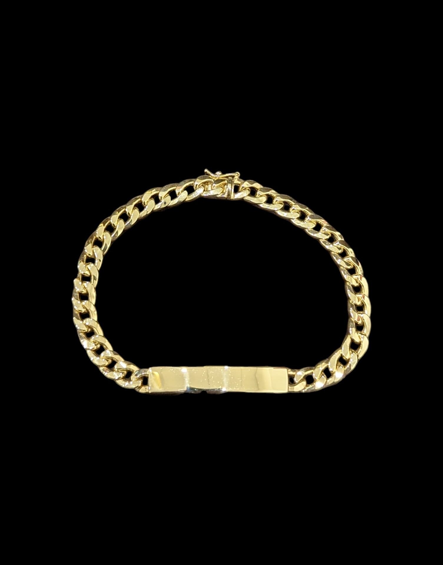 Bracelet Identité Maille Gourmette