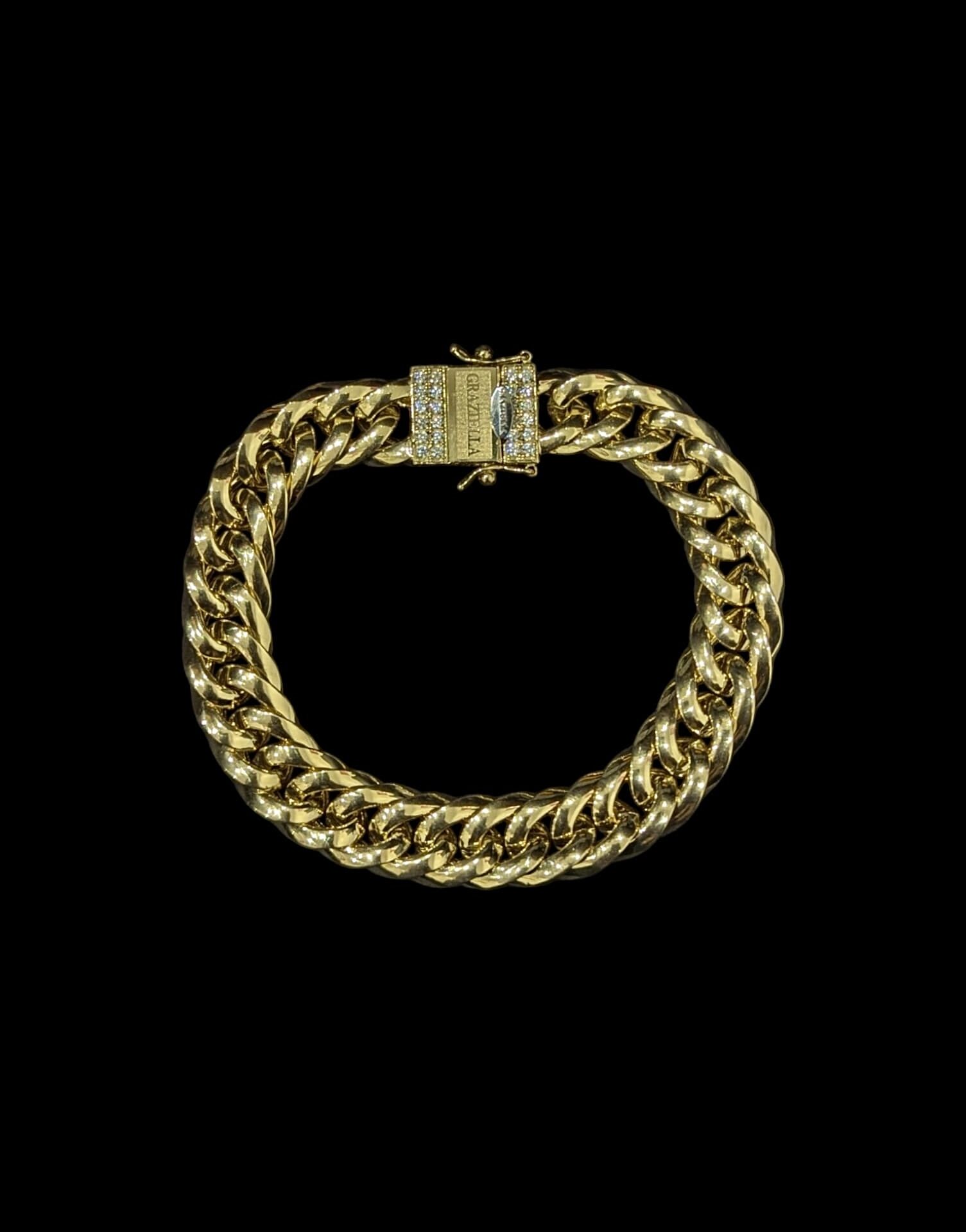 Bracelet Maille Gourmette 3D GRAZIELLA