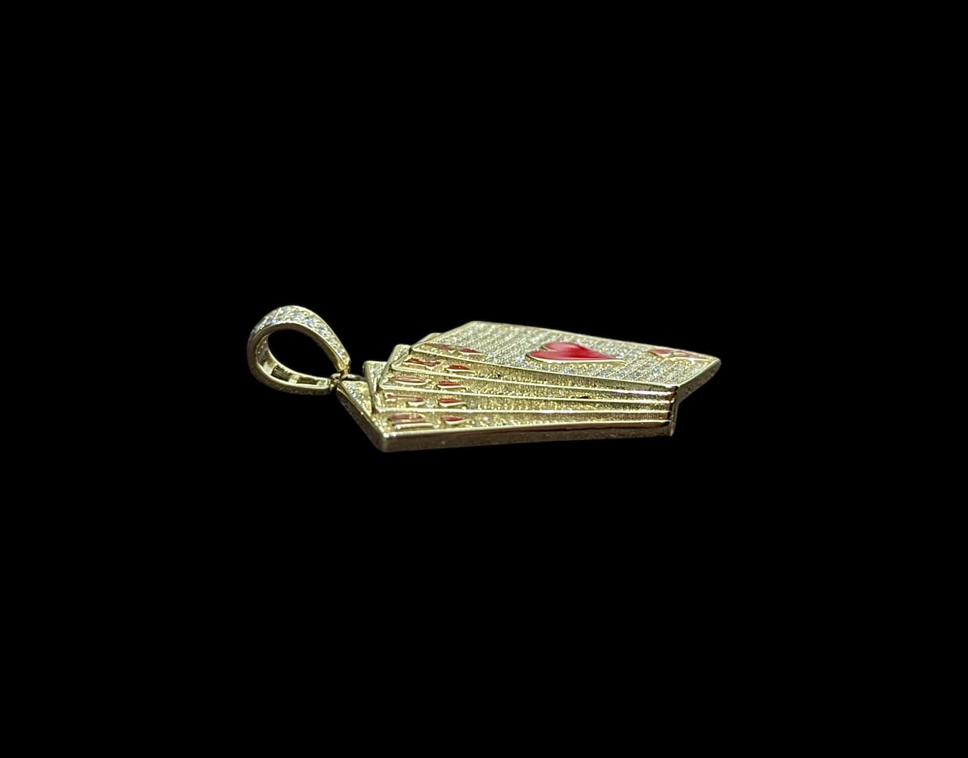 Pendentif Jeux De Carte Empierré 3D – Image 2