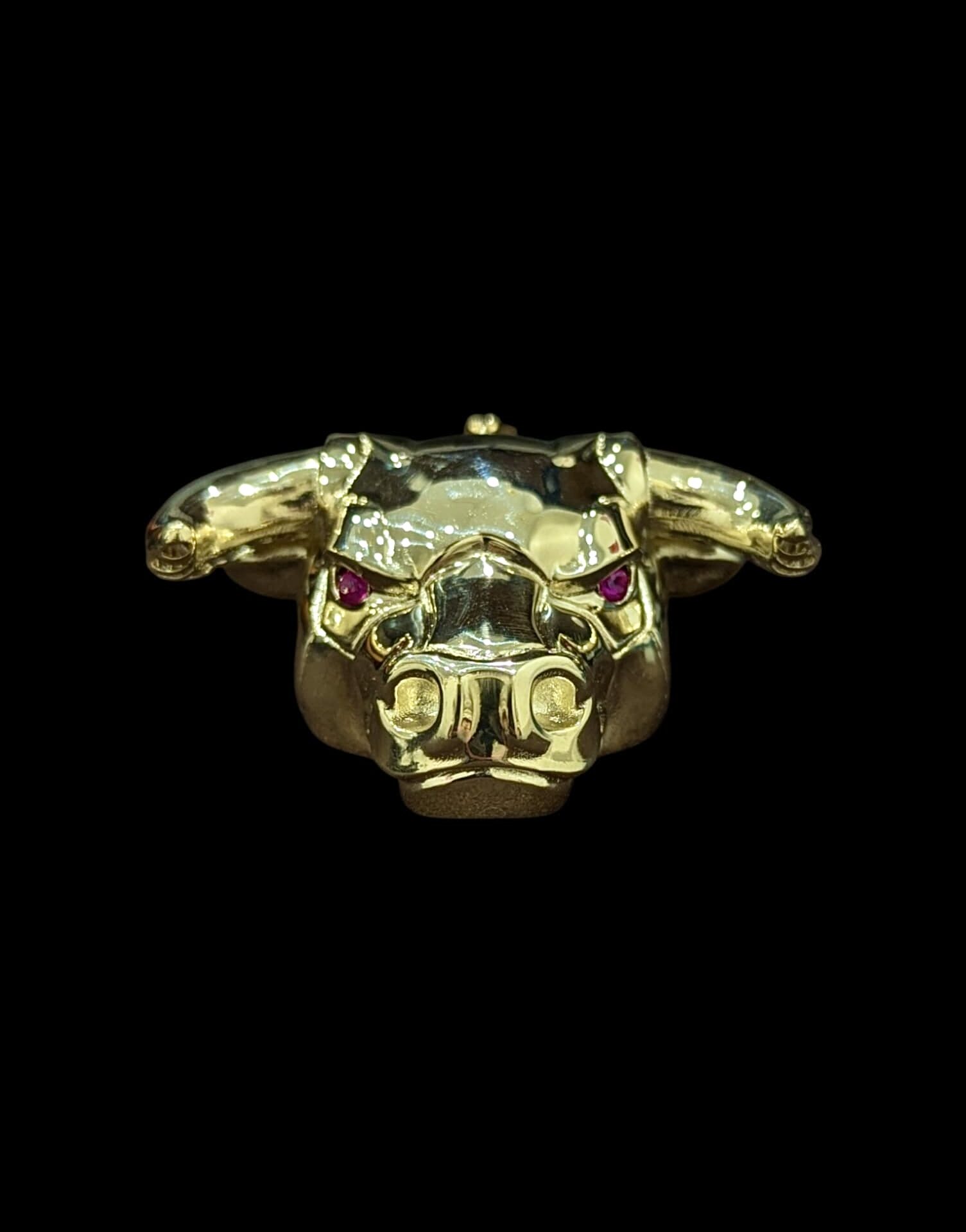 Pendentif Taureau Pink Eyes 3D
