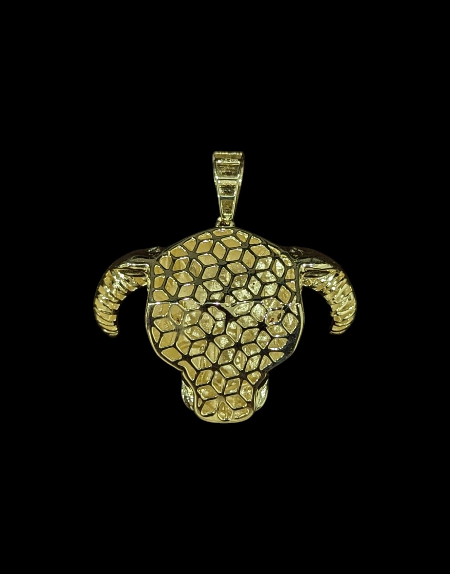 Pendentif Taureau Pink Eyes 3D – Image 3