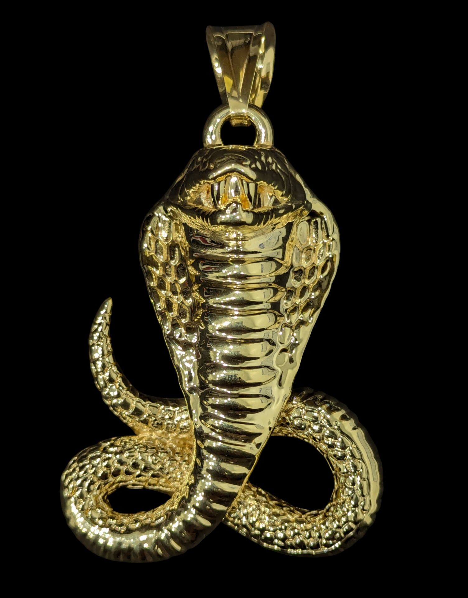 Pendentif Cobra Electroformé